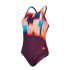 Fato de banho Natação Speedo Mulher a partir de Impressão digital Medalist Purple/ Red