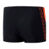 Bañador de Natación Speedo Niño Hyperboom Splice Aquashort Negro/ Rojo