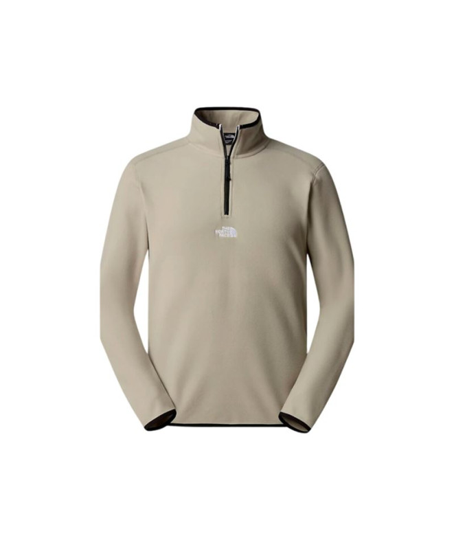 FleeceMontanha The North Face de Glacier 1/4 Zip - Logótipo bordado Homem