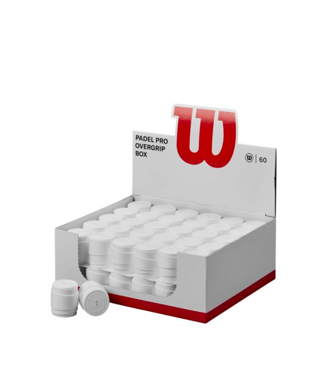 Overgrip de Pádel Wilson Pro Overgrip Padel 60Pk Blanco