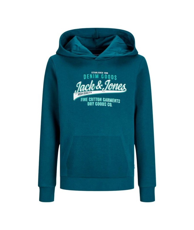 Moletom Homem Jack And Jones Jjelogo 2 Col Kombu Verde