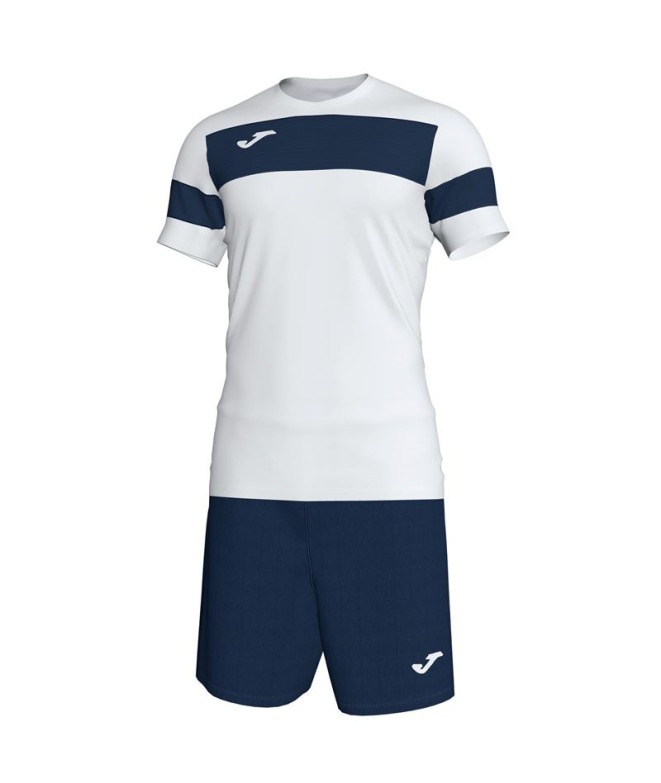 Conjunto Futebol Joma Menino de Academy II Navy White