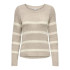 Sweat Only Onlgeena Xo Pullover Knt Noos Femme Simply Taupe