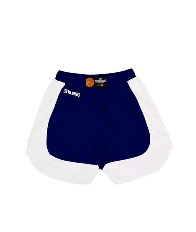 Calça Basquetebol Spalding from Hustle Shorts Marinho/Branco