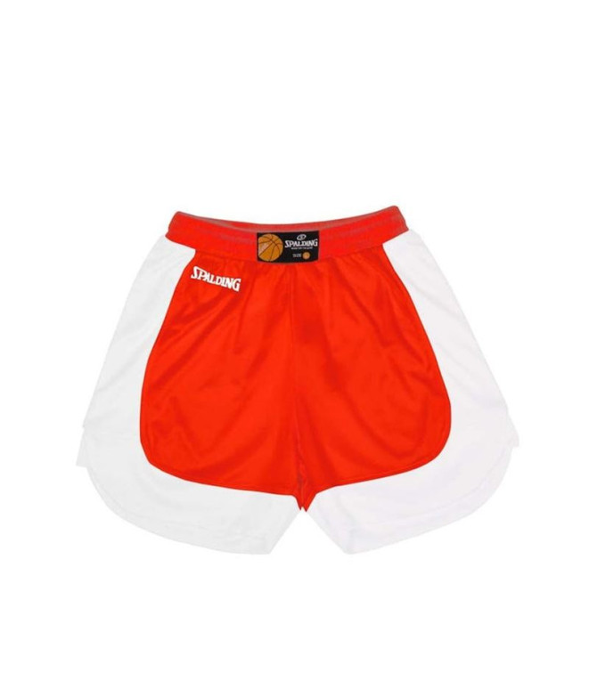 Pantalon Basket-ball Spalding de Hustle Shorts Red/White