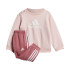 Conjunto Infantil Adidas Badge Of Sport Logo Jogger Rosa
