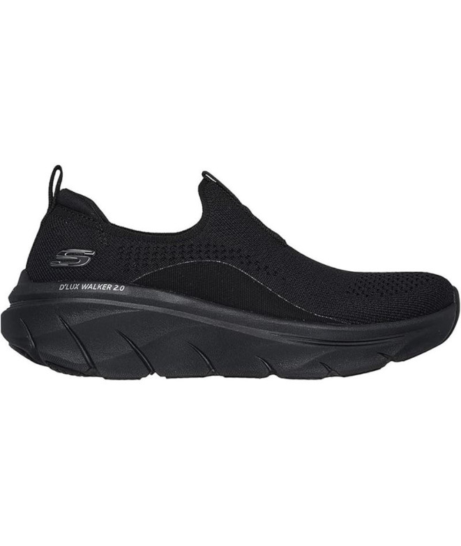 Sapatilhas Skechers D'lux Walker 2.0 Malva Escura Malha/Tri Mulher