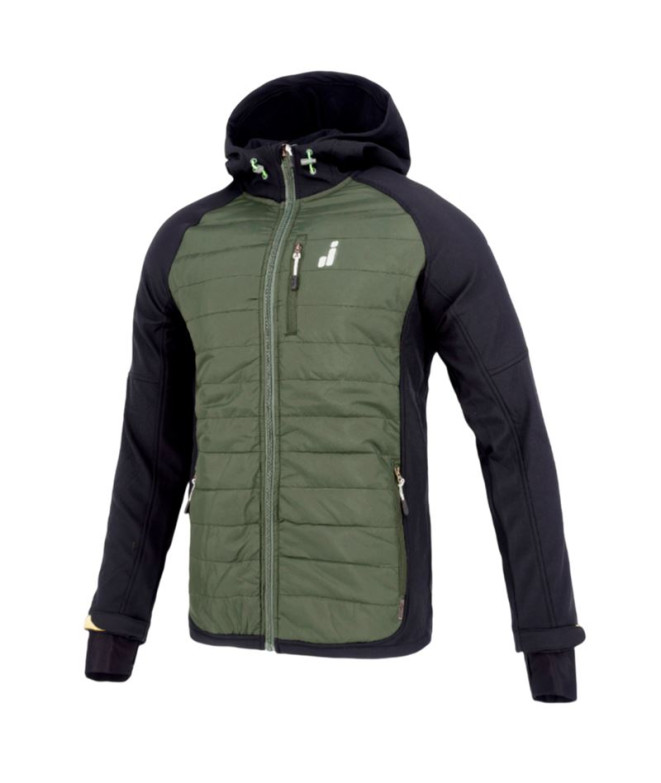 Anorack Joluvi Hybrid Shell Hombre Verde Oliva /Kaki