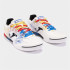 Sapatilhas de Futebol sala Joma Top Flex 2476 Branco Vermelho Interior