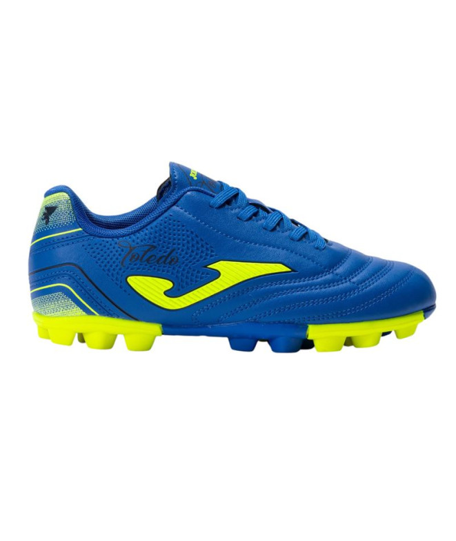 Botas de fútbol Joma Toledo 2404 Royal Hard Ground Infantil