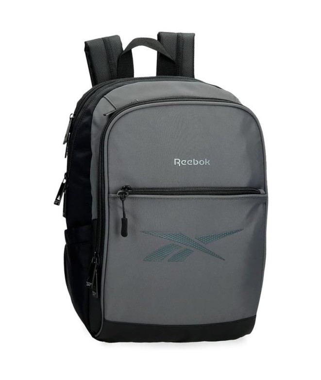 Mochila Portaordenador Reebok Newport Dos Compartimentos 37 cm Gris Gris