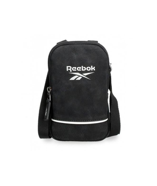 Mala a tiracolo Reebok Suporte para telemóvel Cincinnati Preto Preto