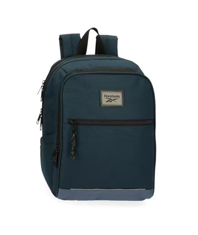 Sac à dos Reebok Porte-ordinateur dexter Deux compartiments 37 cm Bleu marine