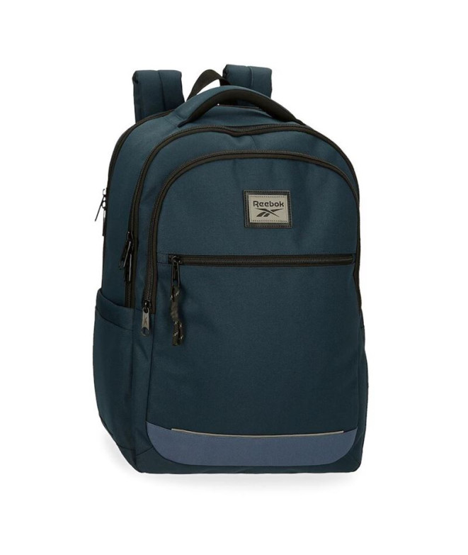 Sac à dos Reebok Porte-ordinateur dexter Deux compartiments 44 cm Bleu marine