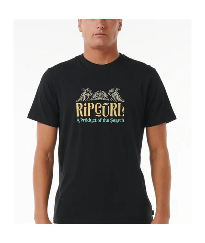 Camiseta Rip Curl Horizon Hombre Negro