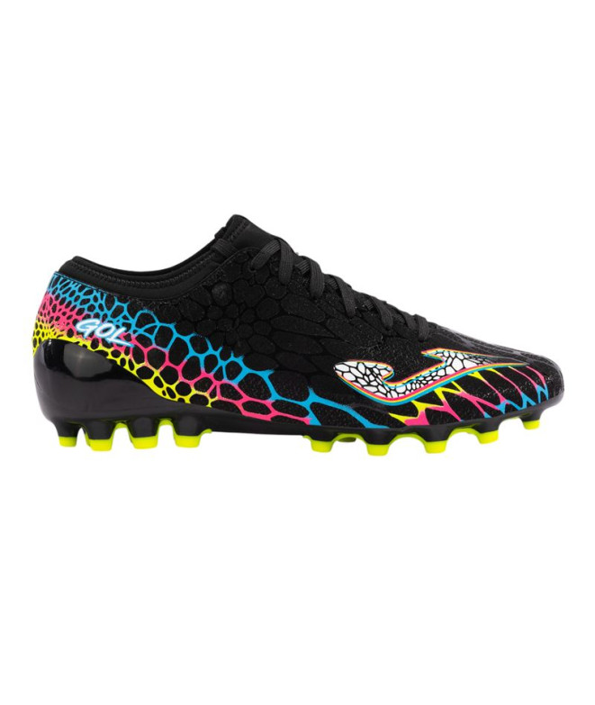 football Joma Bottes de gazon artificiel Gol 2401 noir jaune fluorescent