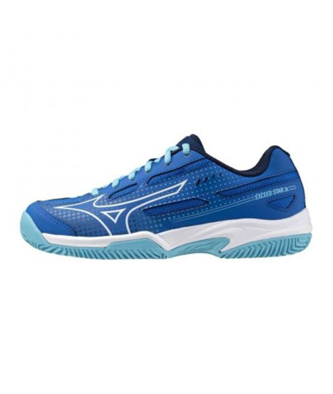 Zapatillas de Padel Mizuno Exceed Star Jr. Cc Infantil Azul