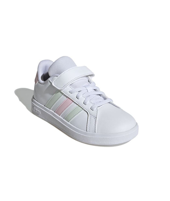 Chaussures Court Enfant Adidas Grand 2.0 Blanc