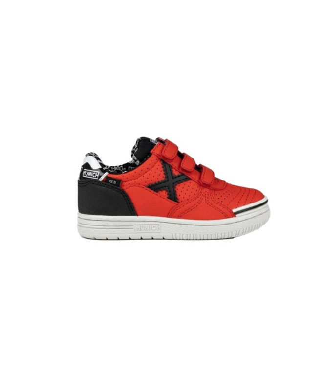 Zapatillas de Fútbol Sala Munich G-3  Vco Profit 426 Infantil Rojo