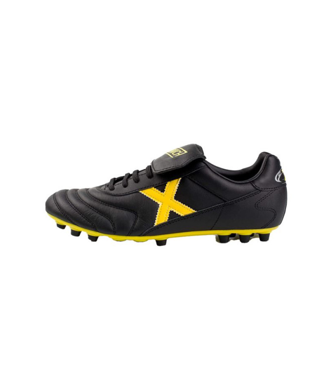 Zapatillas de Fútbol Munich Mundial U25 Ama Infantil Negro