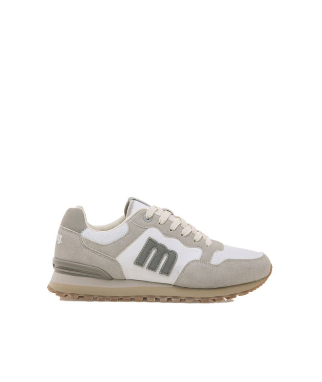 Zapatillas Mustang Porlandos Hombre Plity Off White / Ny