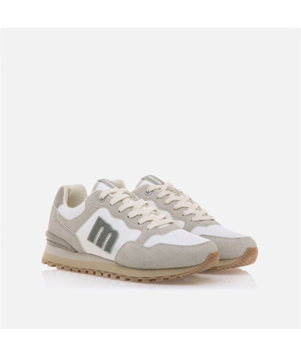Chaussures Homme Mustang Soft Plity Blanc cassé / Ny 2