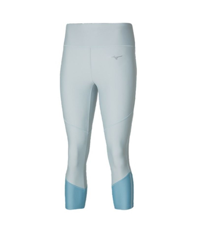 Collants Fitness Mizuno Femme from Impulse Core 3/4 Tight Sky Blue