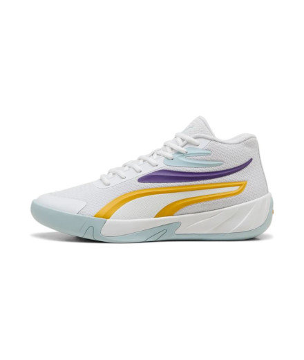 Chaussures Basket-ball Court de Puma Pro White-Yellow... 2