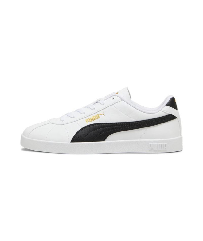 Zapatillas Casual Puma Club II SL Blanco-Negro-Oro