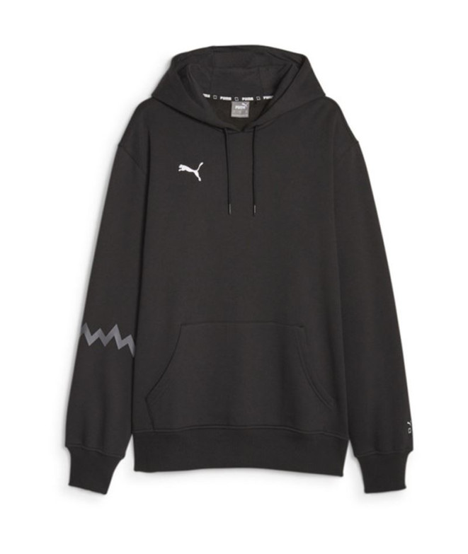 Sweat Basket-ball Homme by Puma Hoops Team Hoodie Noir