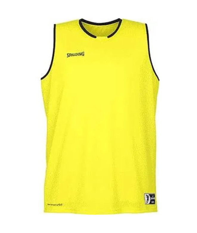 Camiseta Basquetebol Spalding Homem de Move Yellow/Black Lime (Amarelo/Preto)