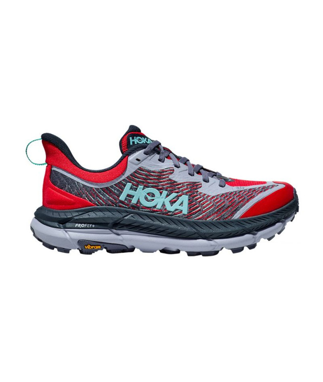 Zapatillas De Trail Hoka Mafate Speed 4 Cerise/Stormy Hombre