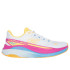 Sapatilhas Running Skechers De Max Cushioning Propulsion Branco/Laranja Mulher
