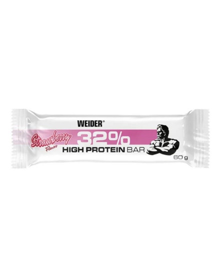 Barrinha Weider Protein 32% Bar Morango 60G