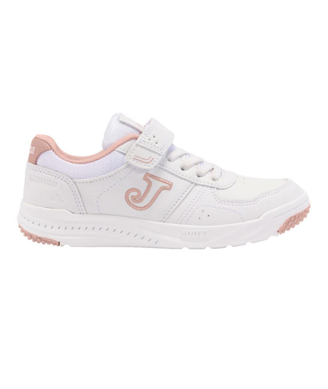 Zapatillas Joma W.Harvard 2413 Blanco Rosa Infantil