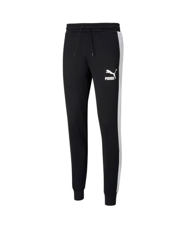 Calça Calças de treino Iconic T7,Puma Preto