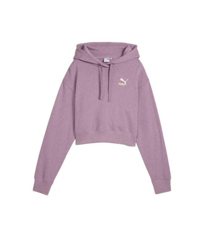 Sweat Puma Better Classics Crop Lilas