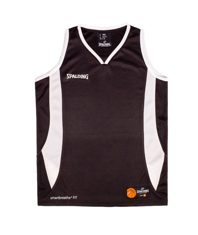 Camiseta Basquetebol Spalding Homem de Jam Tank Branco/Preto