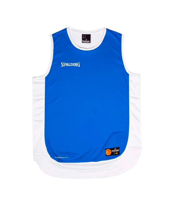 T-shirt Basket-ball Spalding de Hustle Tank Royal/White