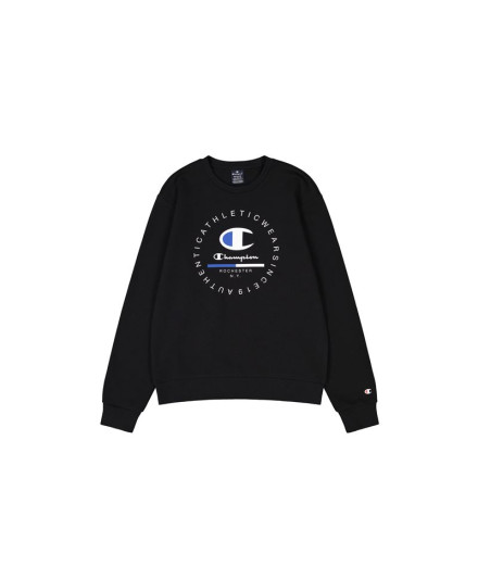 Sudadera Champion Crewneck Sweatshirt Hombre Negro