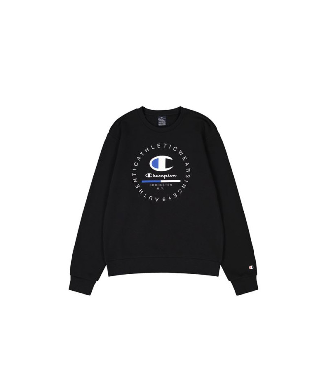Sudadera Champion Crewneck Sweatshirt Hombre Negro