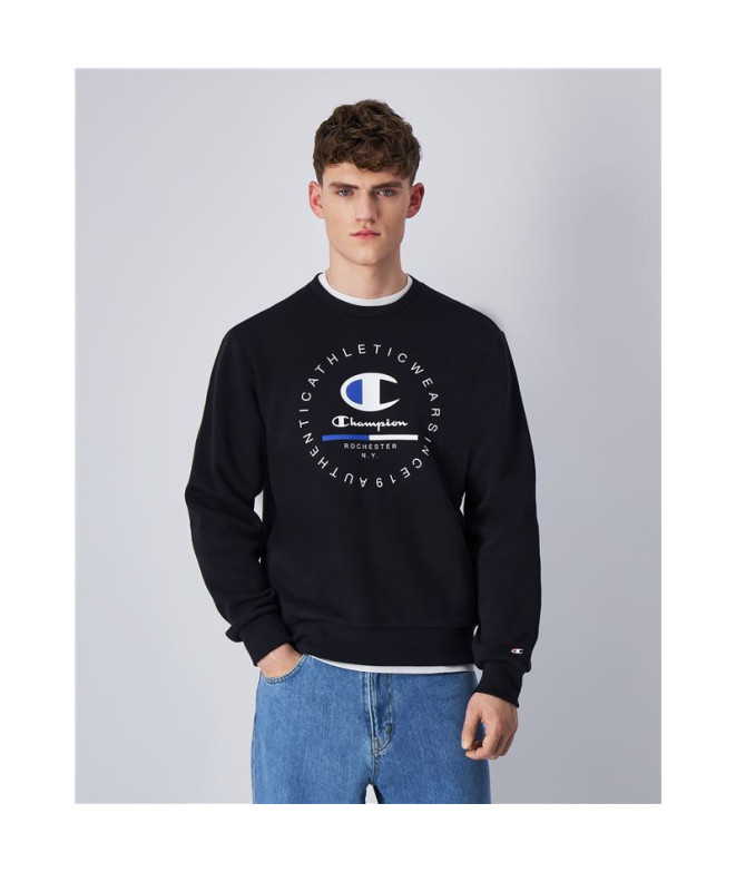 Sudadera Champion Crewneck Sweatshirt Hombre Negro