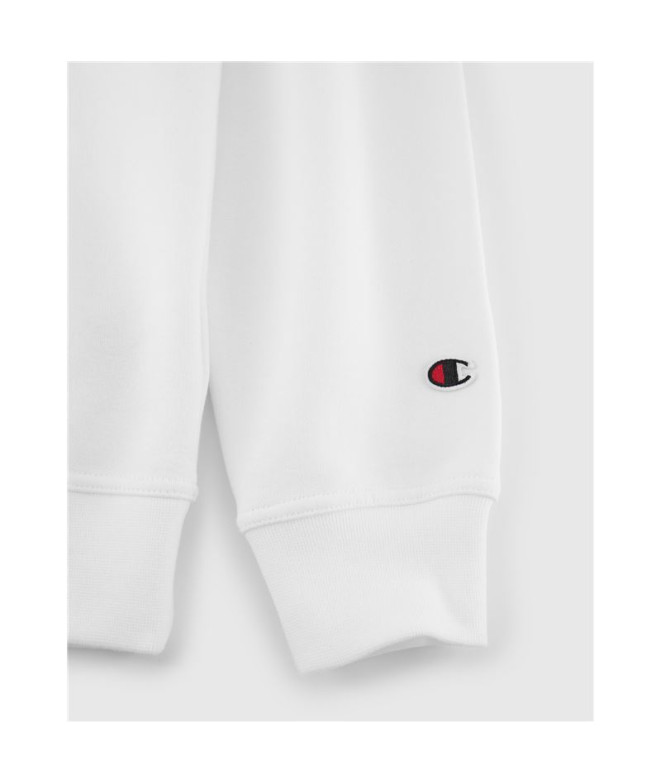 Sweat Champion Homme Sweat à capuche blanc