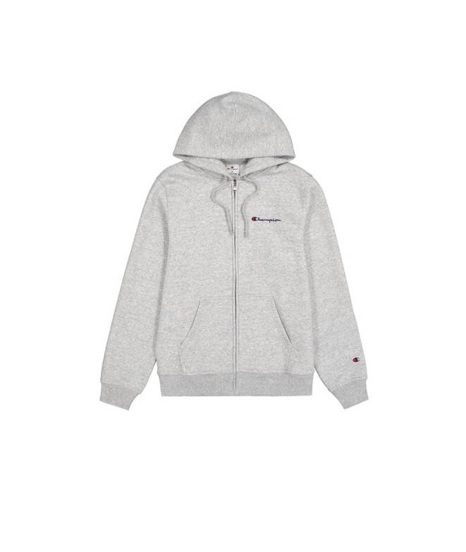 Chaqueta Champion Full Zip Sweatshirt Hombre Gris
