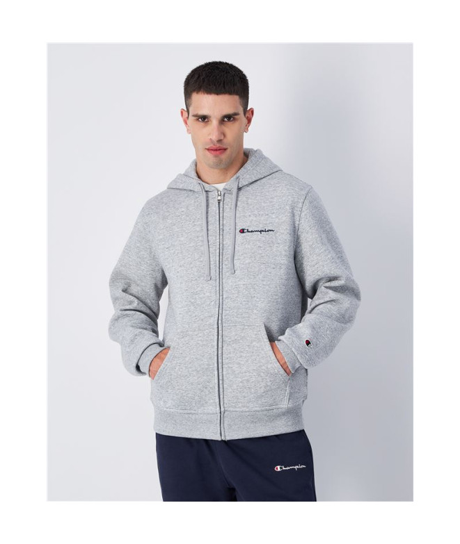 Chaqueta Champion Full Zip Sweatshirt Hombre Gris