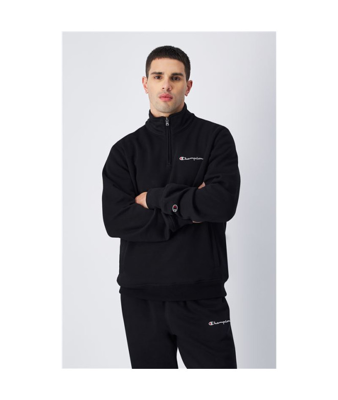 Sweat Champion Homme Sweatshirt semi-fermé noir