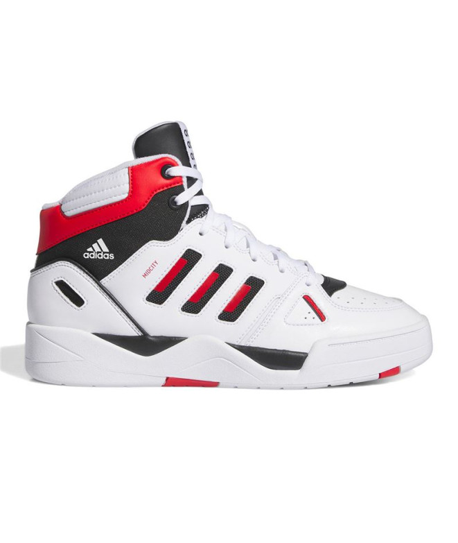 Sapatilhas Basquetebol adidas Homem de Midcity Mid White