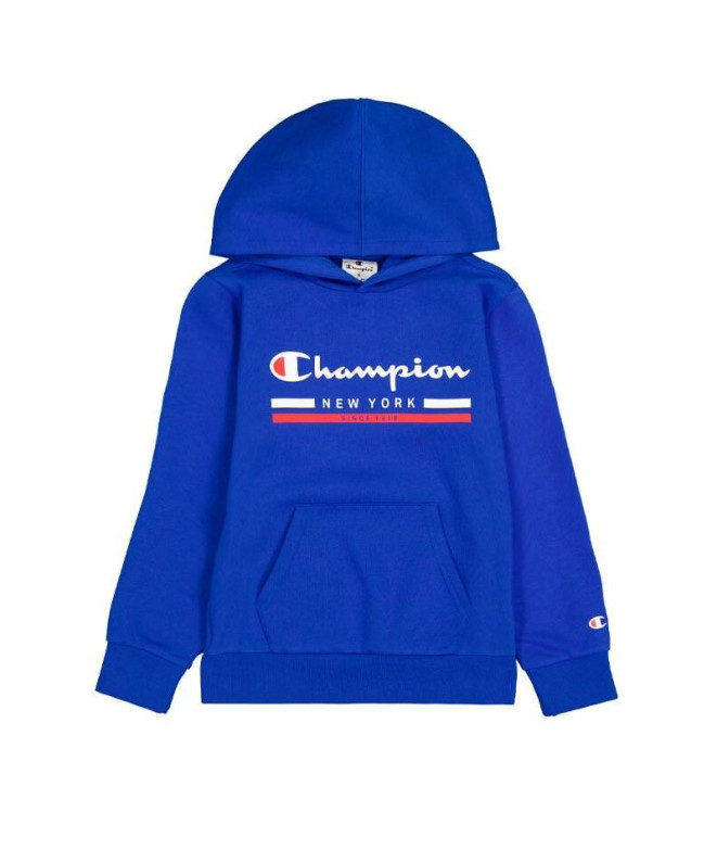 Sudadera Champion Hooded  Infantil Azul Náutico