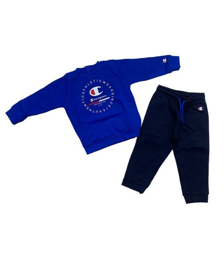 Chándal Champion Crewneck Suit Bebés Azul