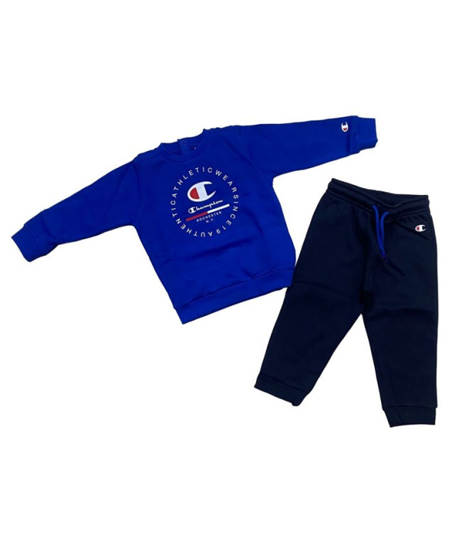 Chándal Champion Crewneck Suit Bebés Azul